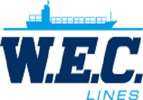 Логотип W.E.C. (West European Container) Lines
