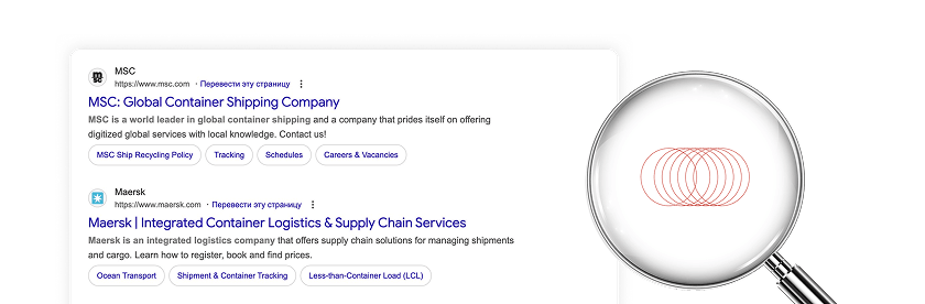 Результаты браузерного поиска